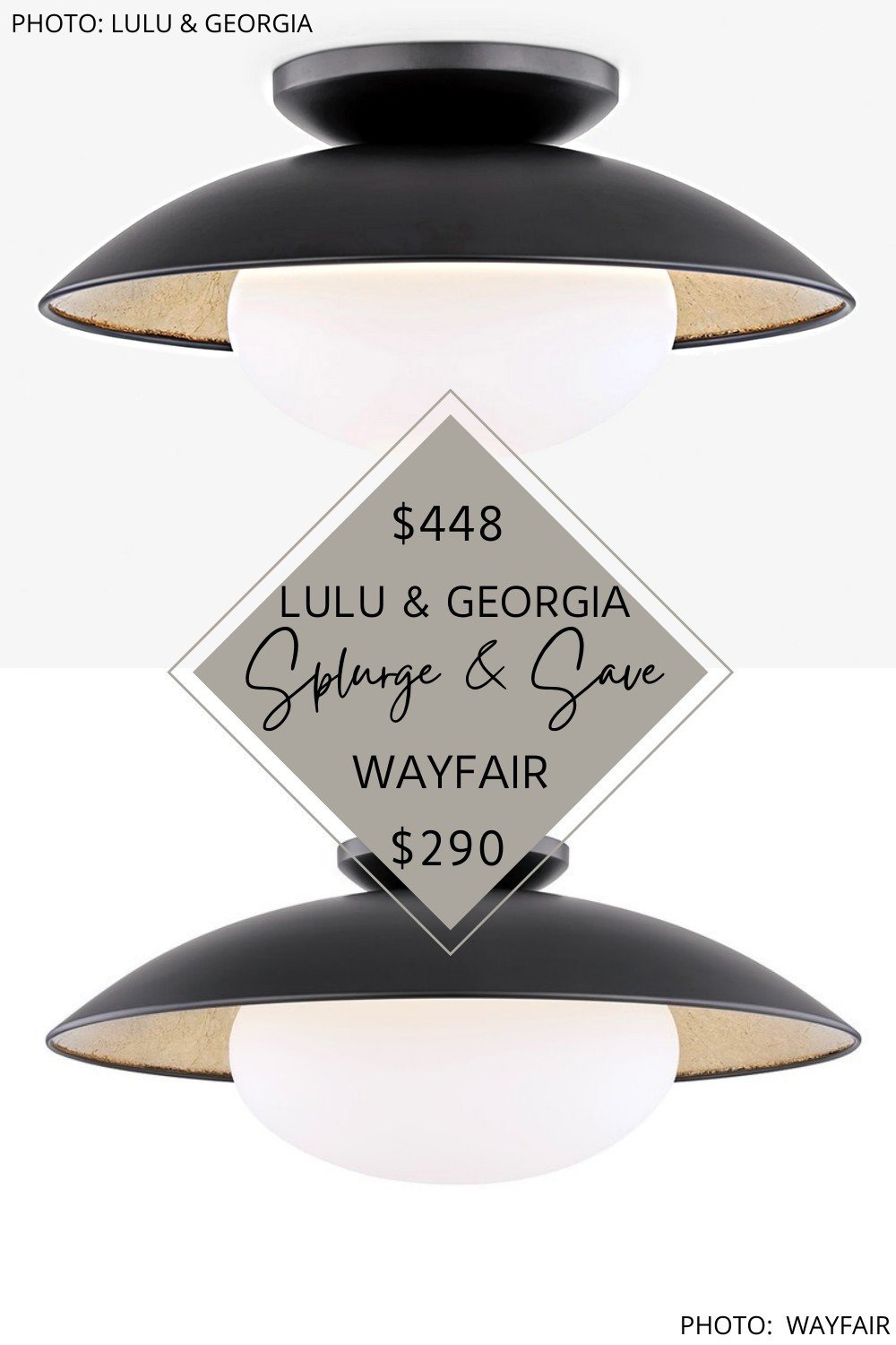 Lulu and sale georgia flush mount